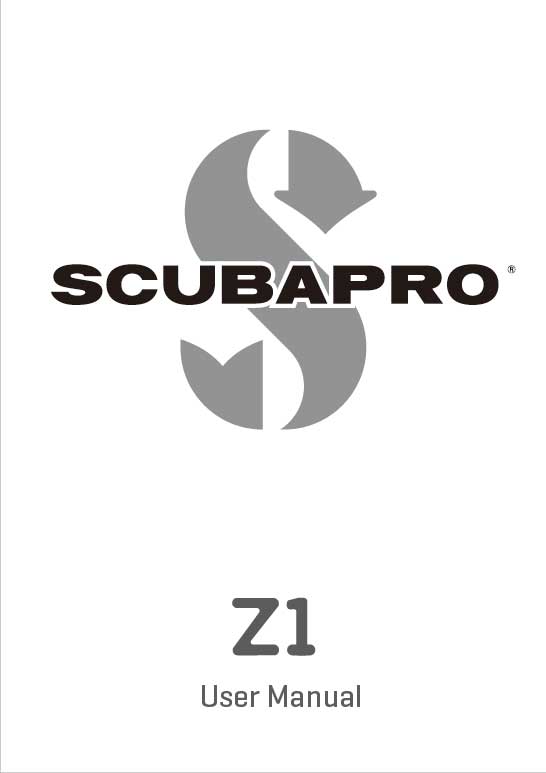 SCUBAPRO - Z1 ユーザーマニュアル